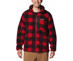 columbia plaid fleece jacket