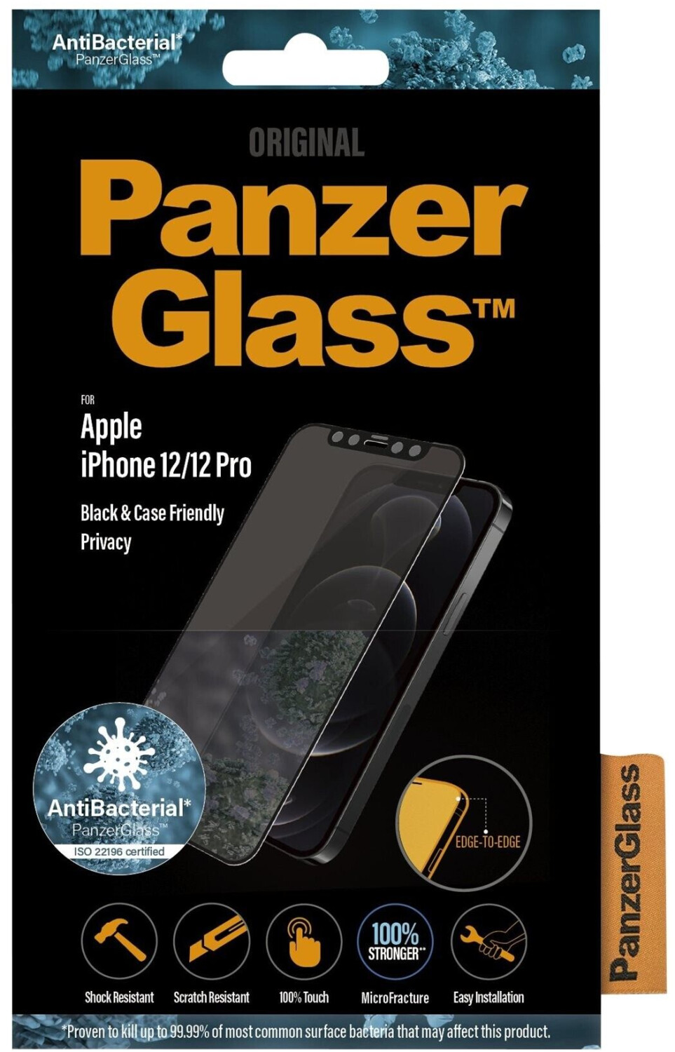 PanzerGlass Privacy Case Friendly iPhone 12 (Pro)