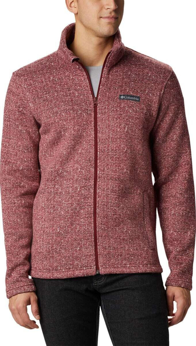 Columbia Chillin Fleece Jacket Men (1910931) red jasper herringbone