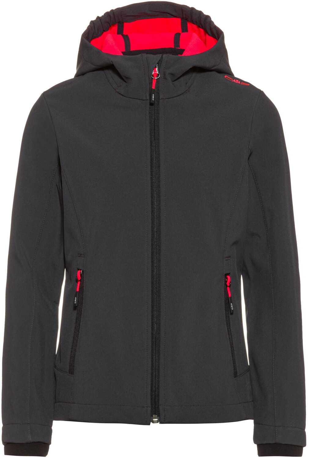 CMP Girls Softshell Jacket (3A29385N) antracite/red fluo