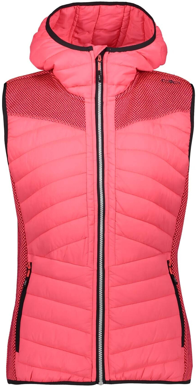 CMP Woman Vest Fix Hood (30H1636) red fluo