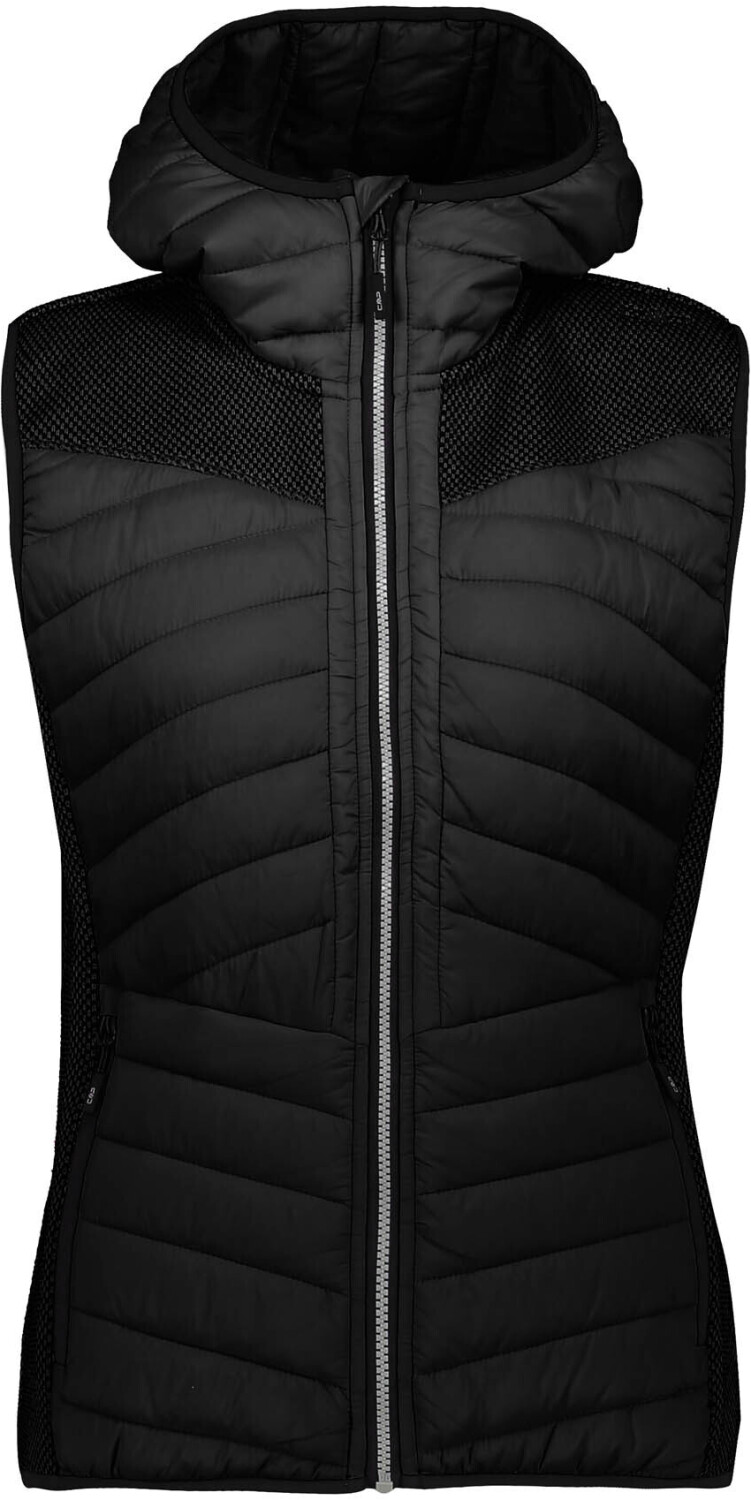 CMP Woman Vest Fix Hood (30H1636) nero