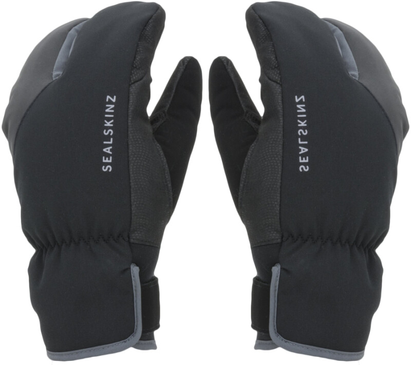 Photos - Cycling Gloves SealSkinz SealSkinz WATERPROOF EXTREME COLD WEATHER CYCLE SPLIT FINGER GLO