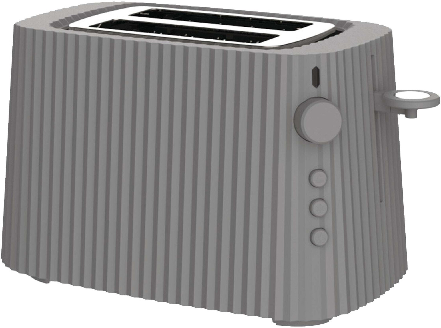 Alessi Plissé toaster grey