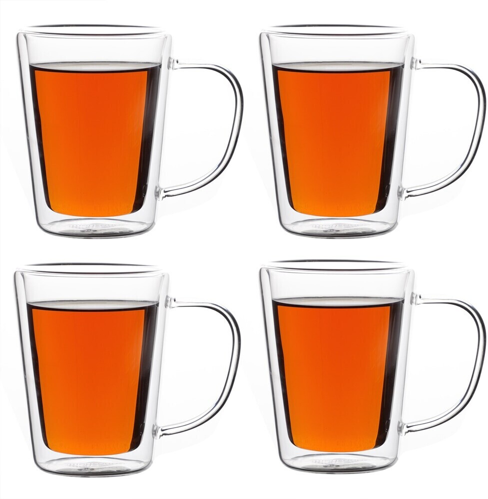 Monzana Tea glasses 250ml set of 4