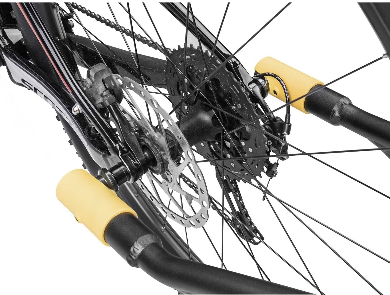 Remolque Para Bicicletas Negro Y Amarillo 65 Kg Vidaxl con Ofertas