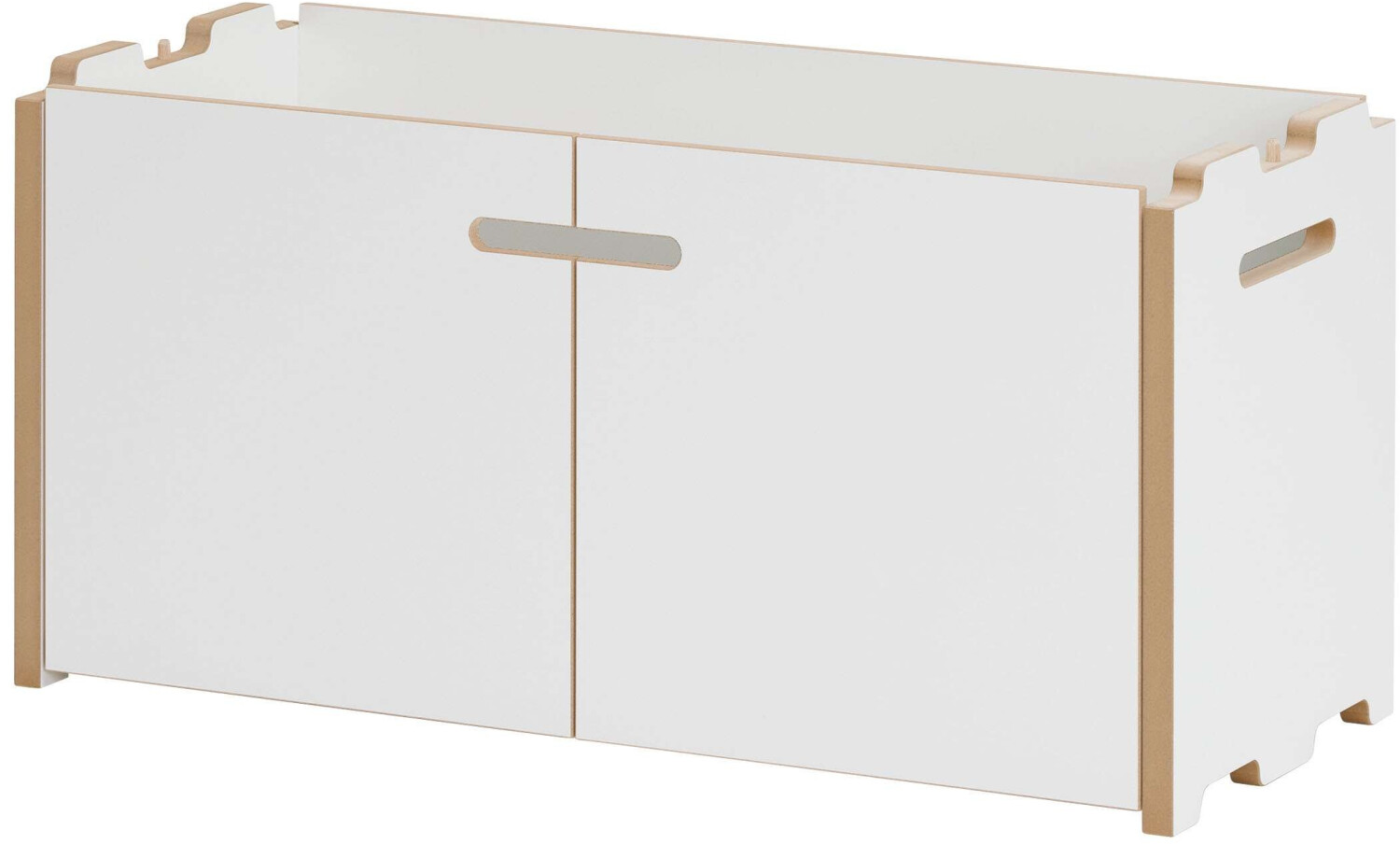 Tojo high stacker shelf system with doors