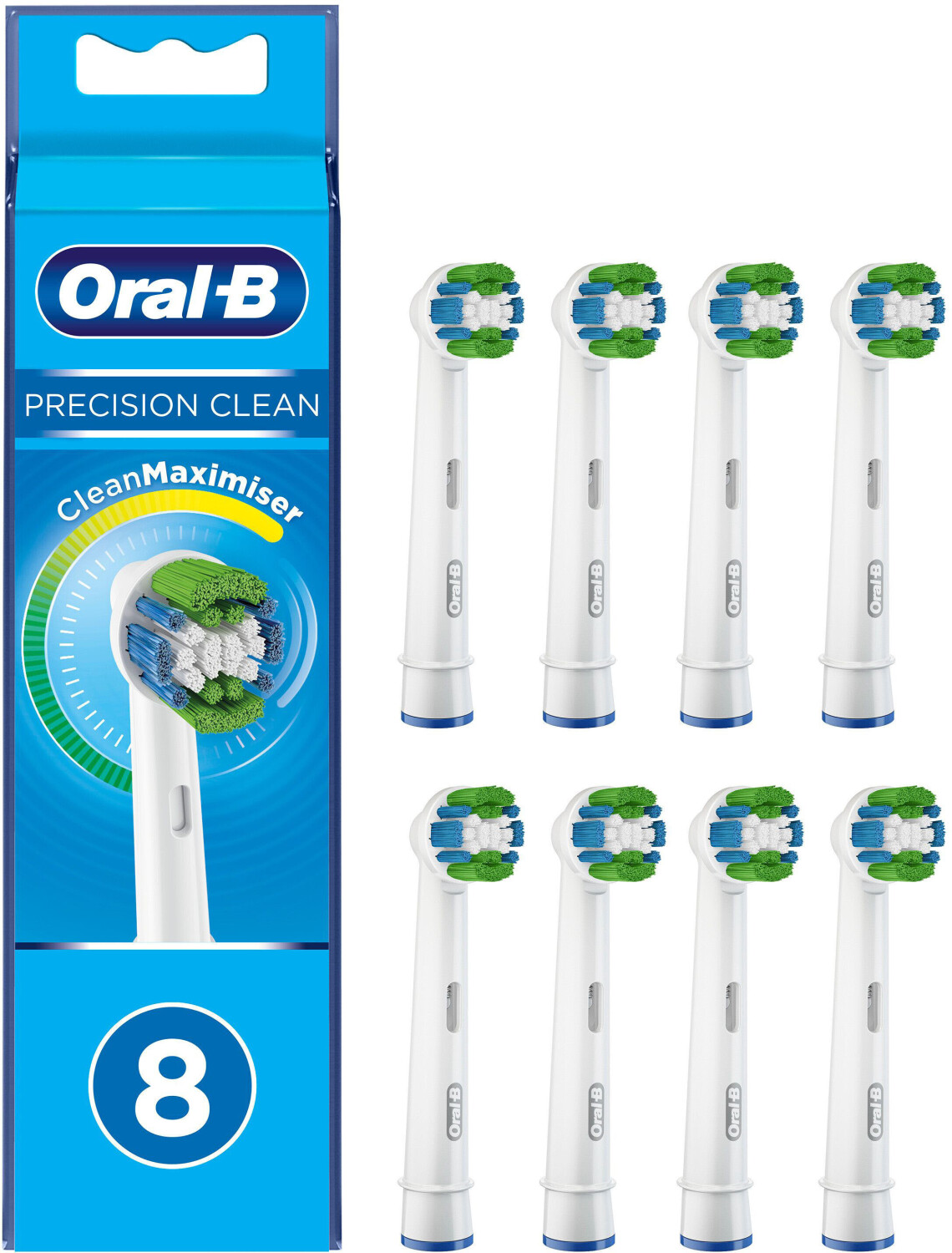 Oral-B Precision Clean CleanMaximiser Replacement Brush (8 pcs)