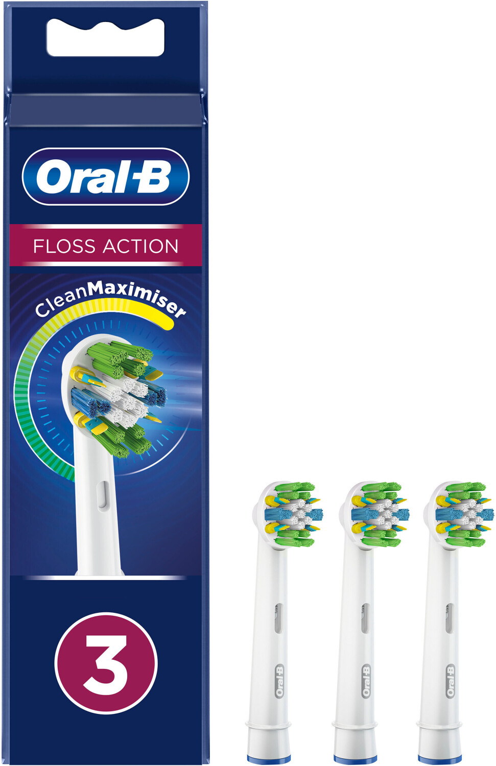 Oral-B Deep Cleaning CleanMaximiser Replacement Brush (3 pcs)