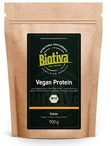 Biotiva Poudre de protéines Vegan Bio 900g
