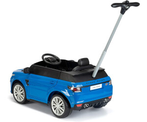 Ride in car top with parent handle