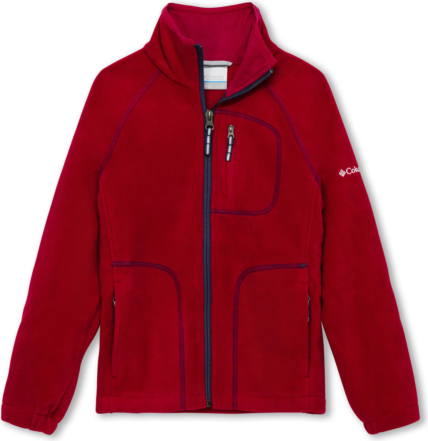 Columbia Youth Fast Trek II Full Zip pomegranate/nocturnal