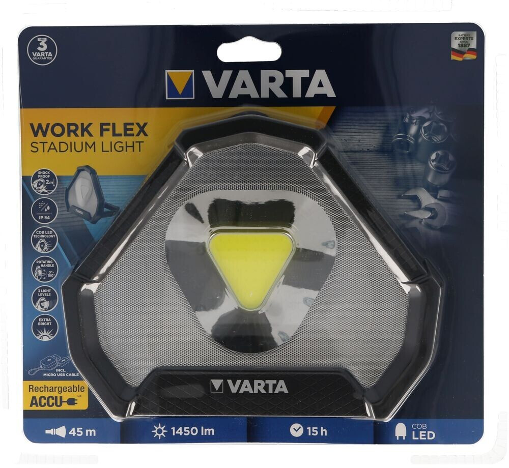 Projecteur chantier LED Work Flex Stadium Light Varta