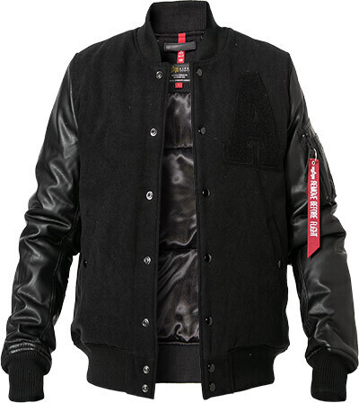 Alpha Industries Blouson Wolle black (128126-03)