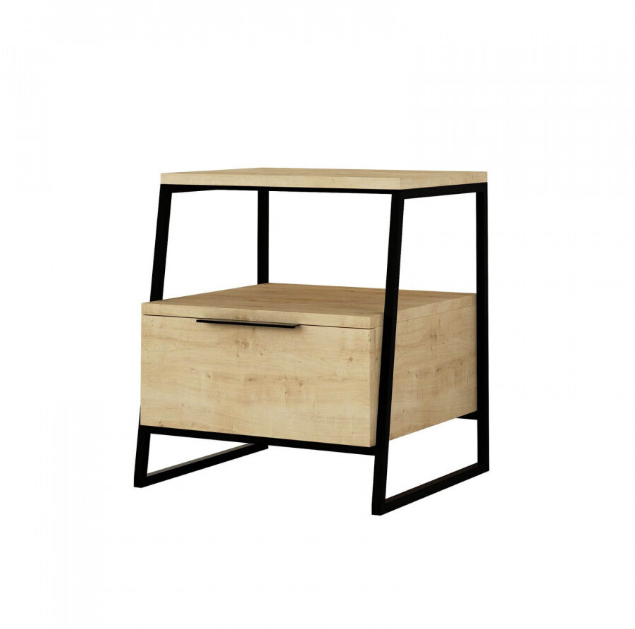 Bobochic Table de chevet Pontis chêne