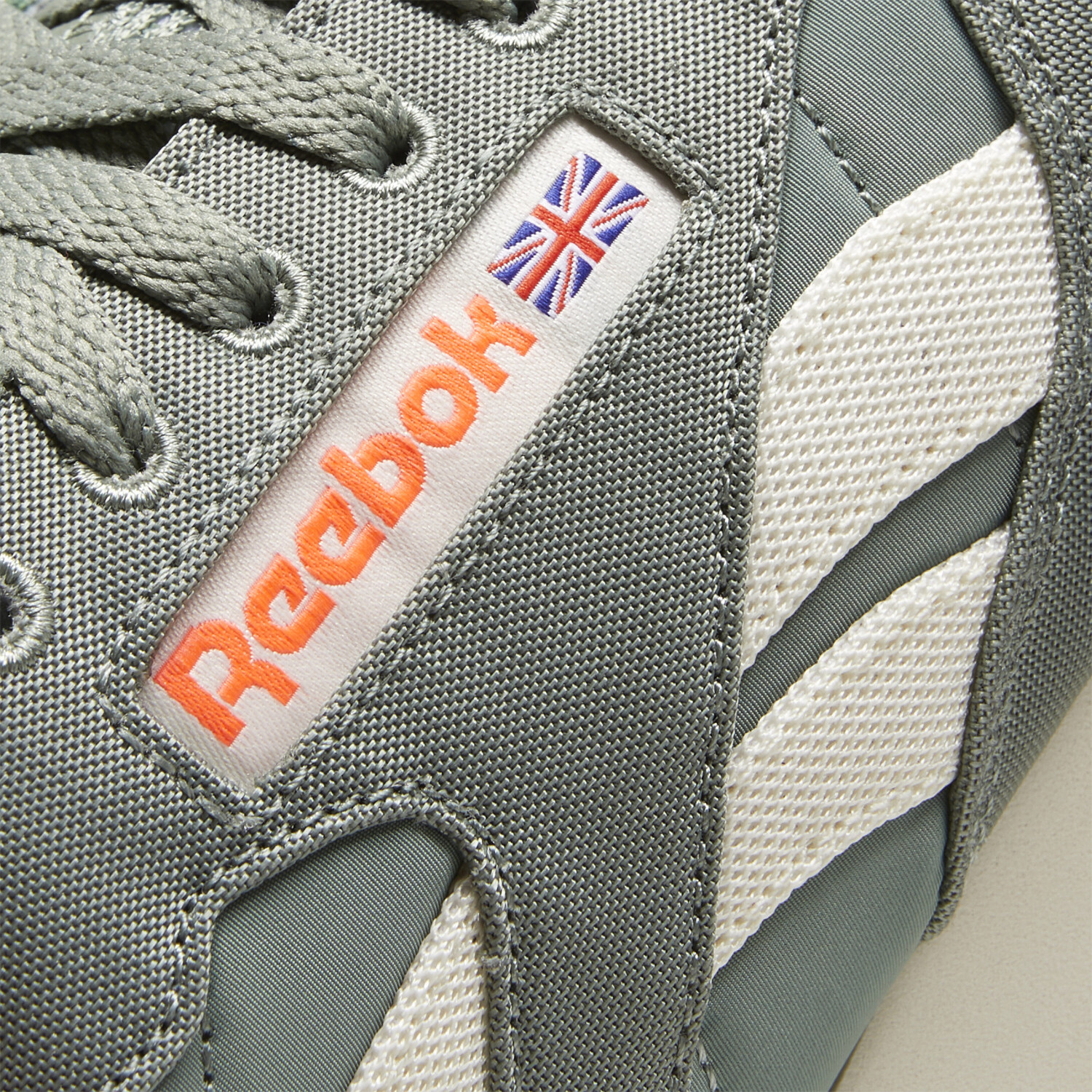 Reebok Classic Leather Harmony Green/Classic White/Orange Flare ab 47