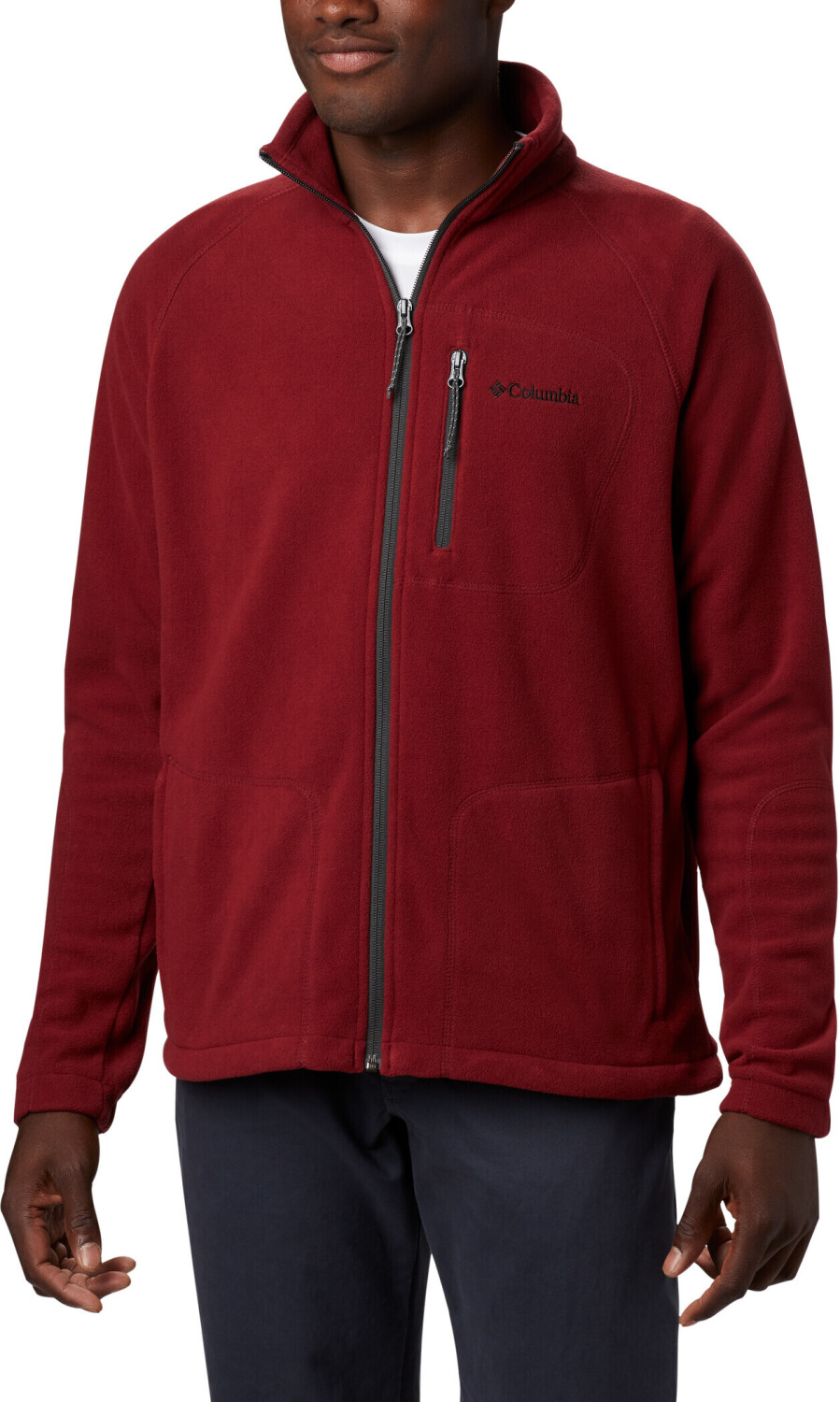 Columbia Men's Fast Trek II Full Zip Fleece red jasper