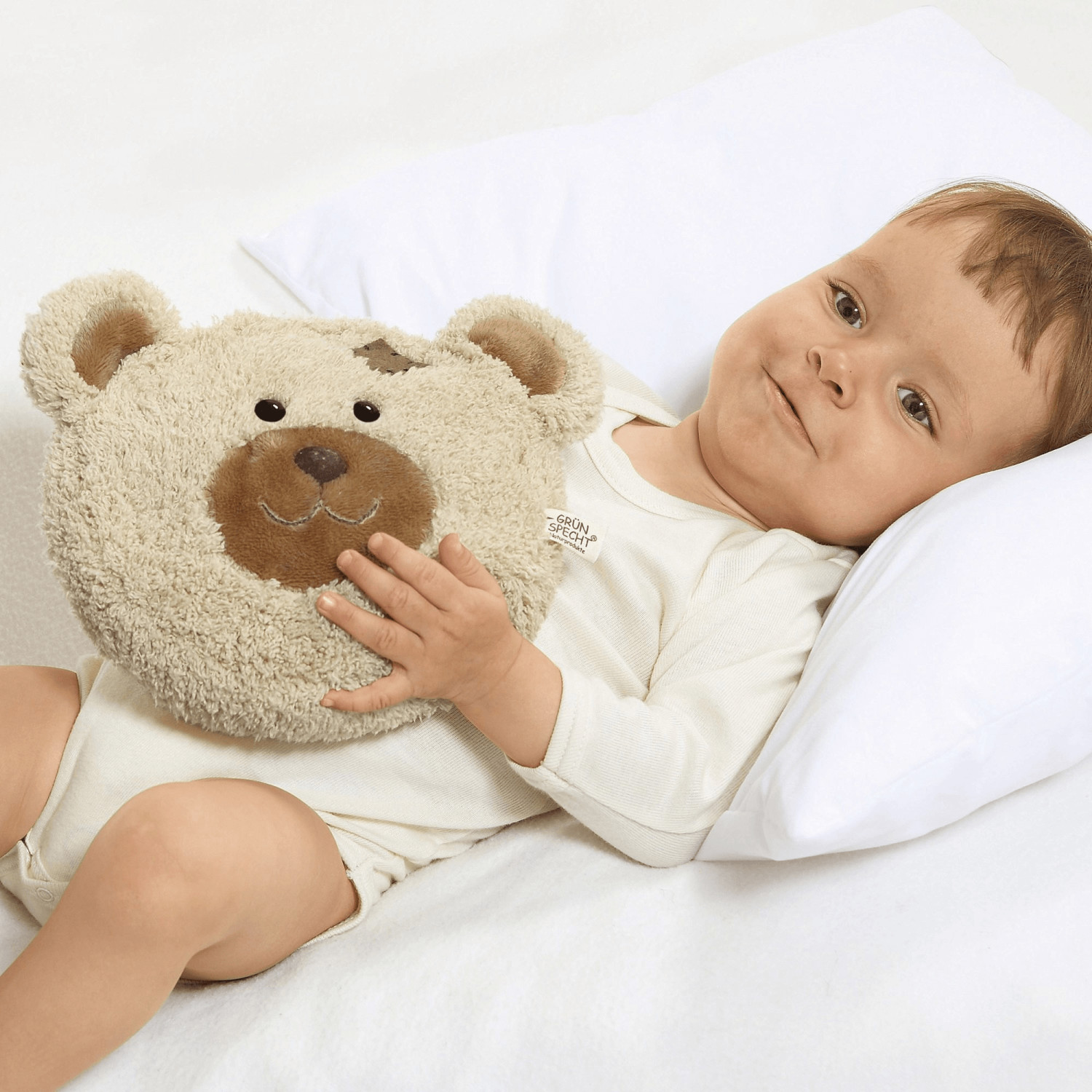 ELANEE Cherry Pit Pillow Bear