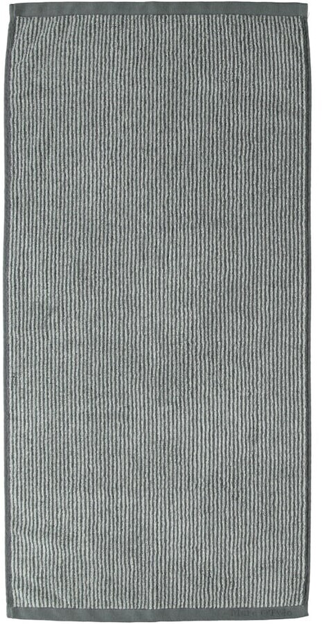Marc O'Polo Timeless Tone Stripe 70x140cm Antracite/Silver