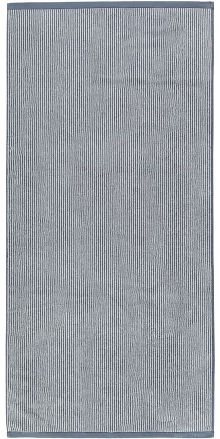 Marc O'Polo Timeless Tone Stripe 70x140cm Smoke Blue/Off White
