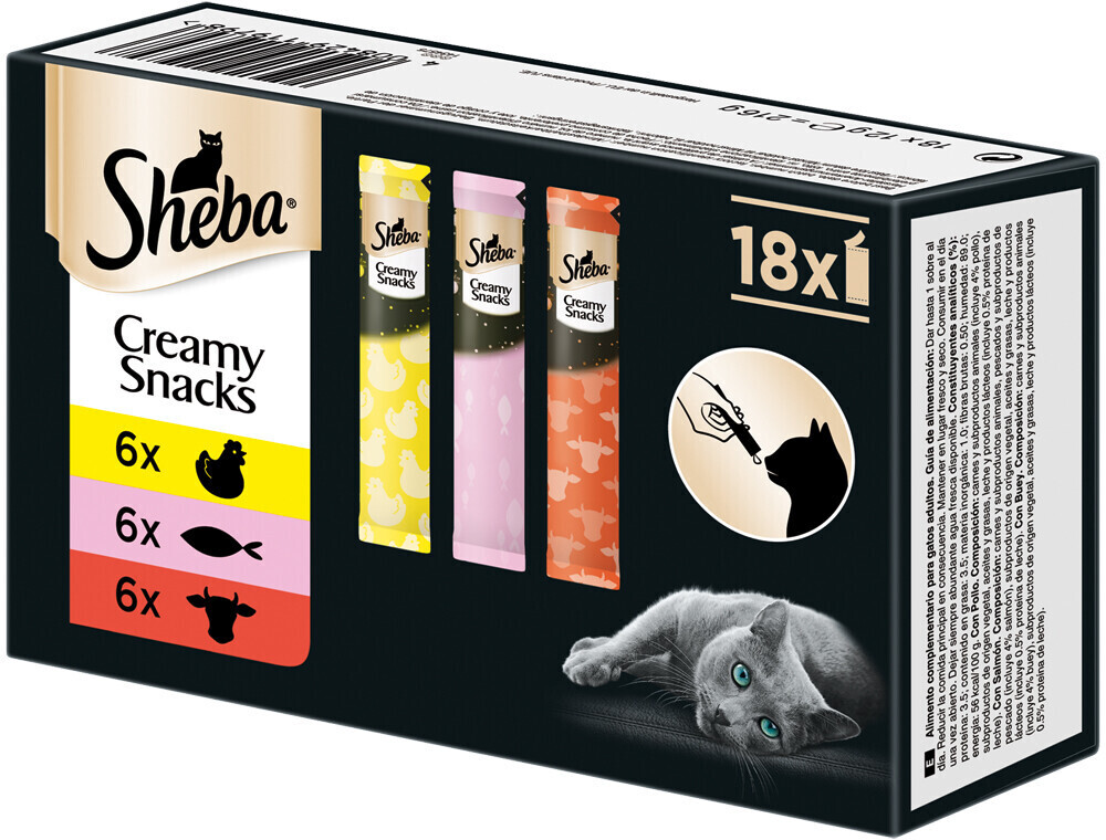 Sheba creamy snacks 2025