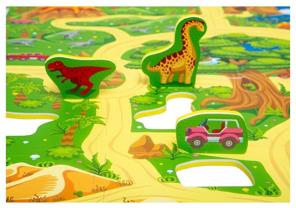 Hakuna Matte Alfombra puzzle Dinosaurio safari (120 x 120 cm