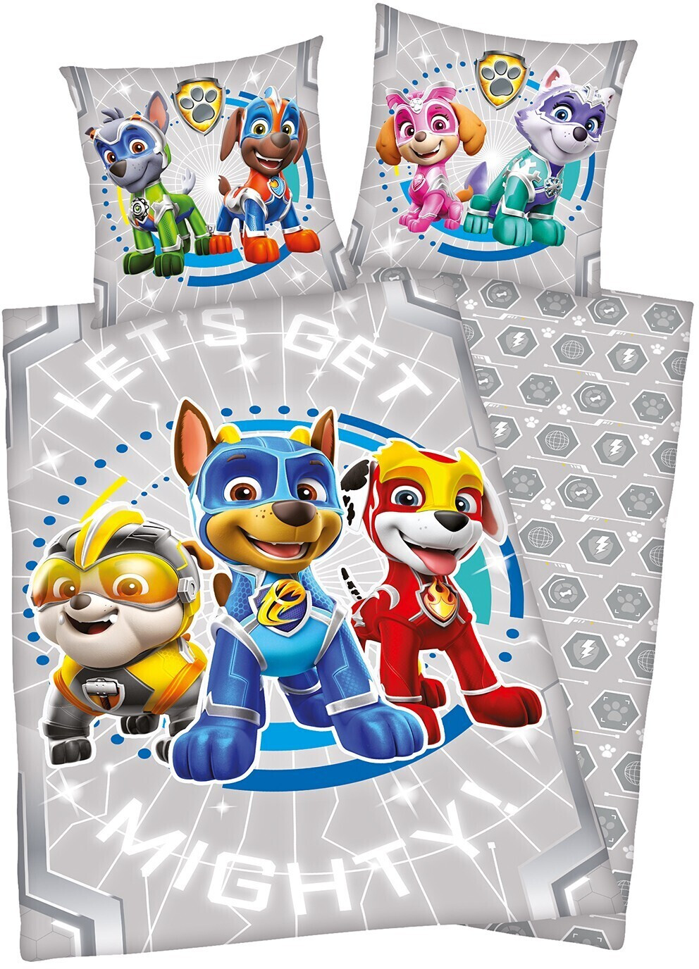Herding Paw Patrol Glow in the Dark 80x80+135x200cm Let's get Mighty