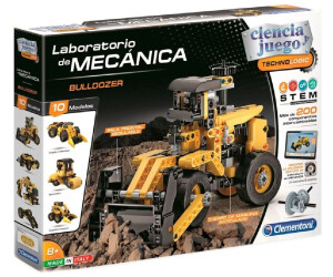 juego de construcciones mecánica a partir de 8 años 55347 juguete en español Mechanics Clementoni Excavadora 