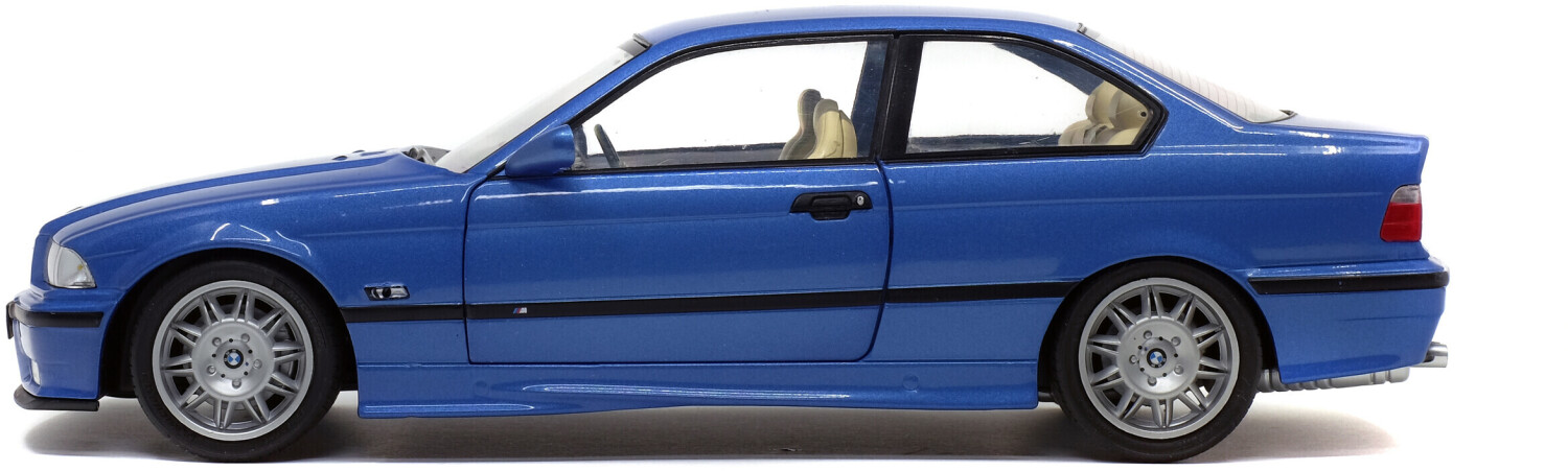 Bmw - vehicule 1:18 e36 coupe m3 bleu estoril 1990, vehicules-garages