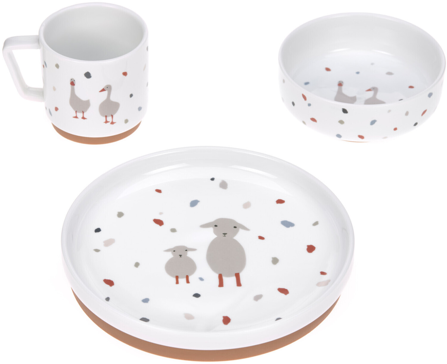 Lässig Dish Set Tiny Farmer Gans & Schaf