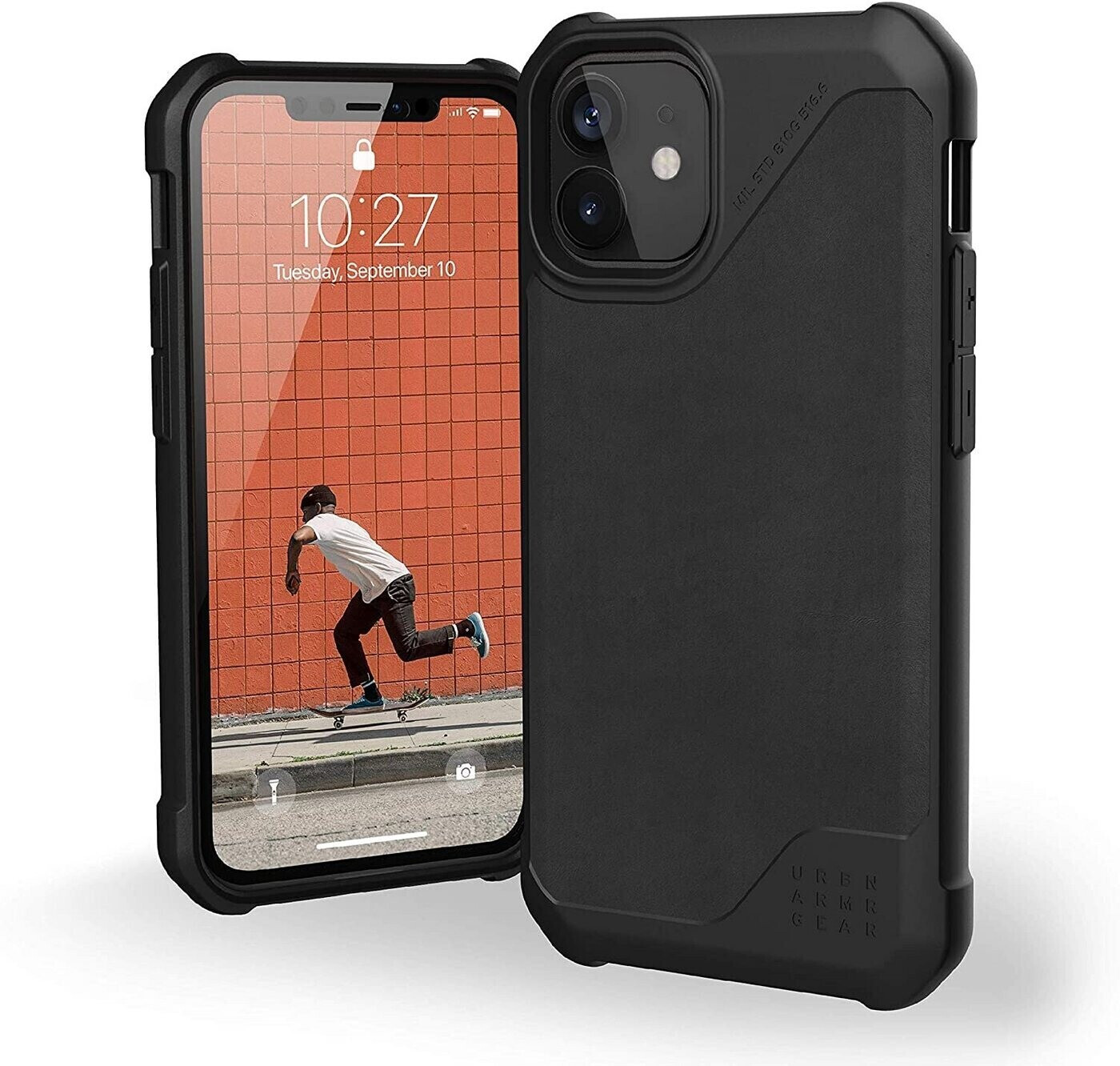 Urban Armor Gear Metropolis LT Case (iPhone 12 Mini) Leather Black