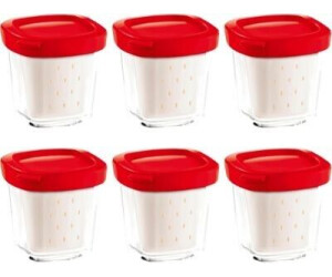 SOLDES 2024 : SEB lot de 6 pots pour yaourtière multi délices