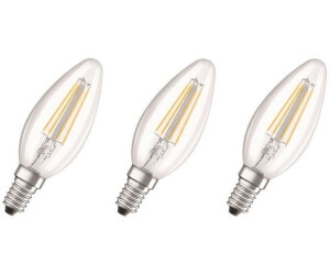 4er LED Filament E27 Lampe 4W 40W Leuchte Licht 490LM Warmweiß A+ Dim. LB59