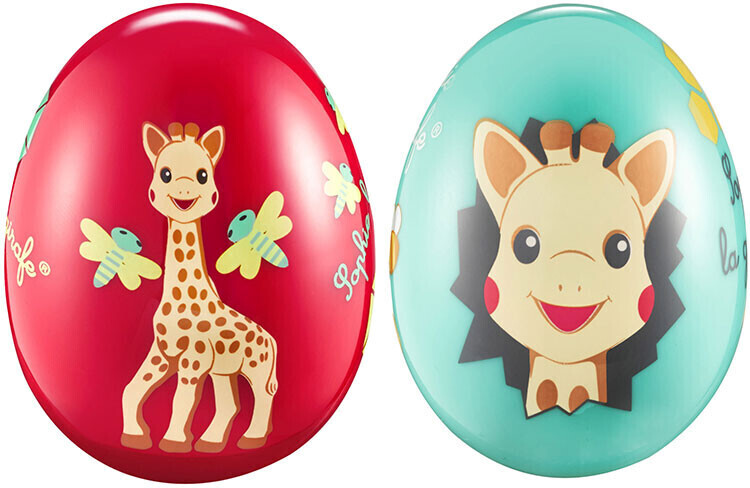 Vulli Oeufs maracas Sophie la girafe