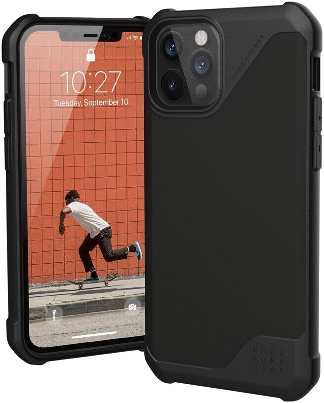 Urban Armor Gear Metropolis LT Case (iPhone 12/12 Pro) SATN ARMR Black