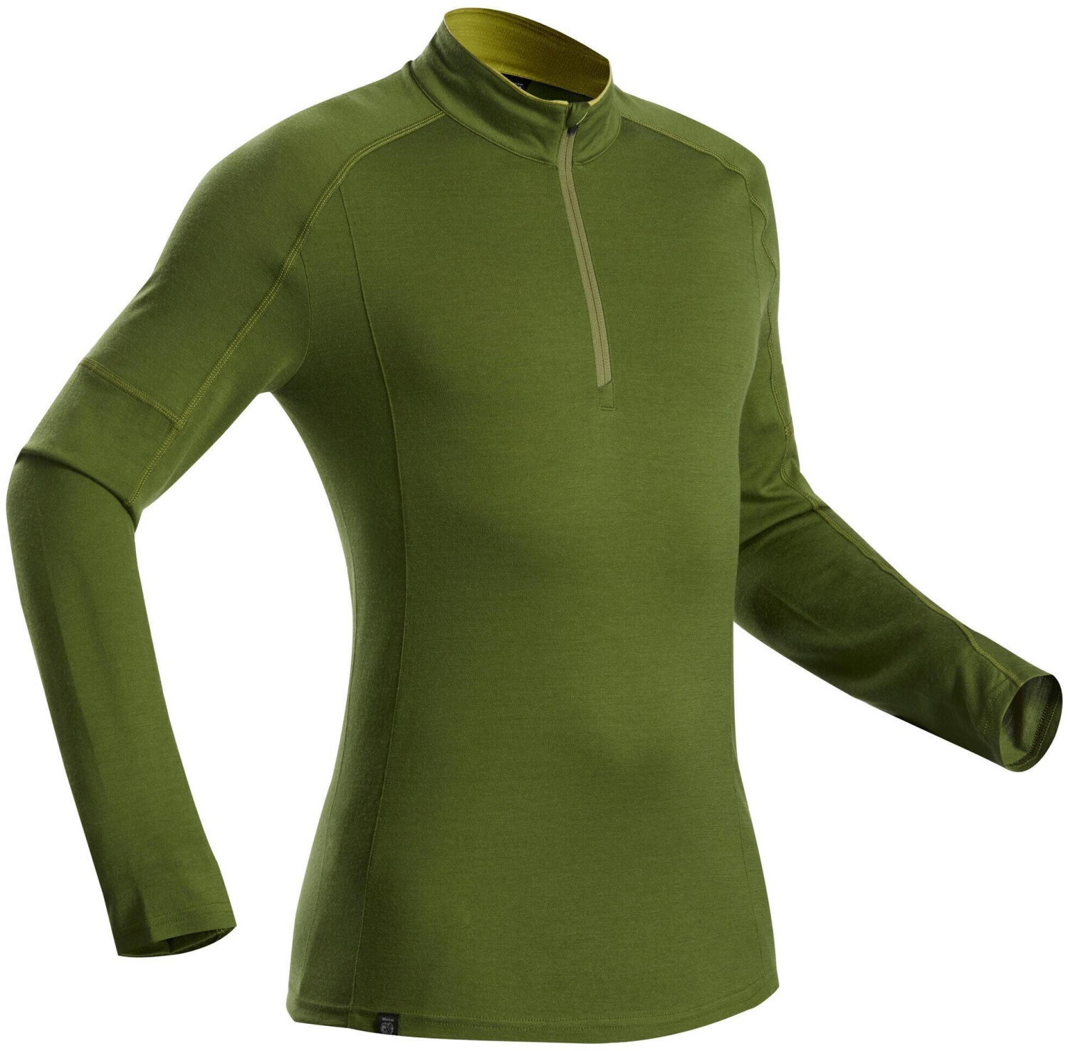 Forclaz Trek 500 Zip Longsleeve Men khaki