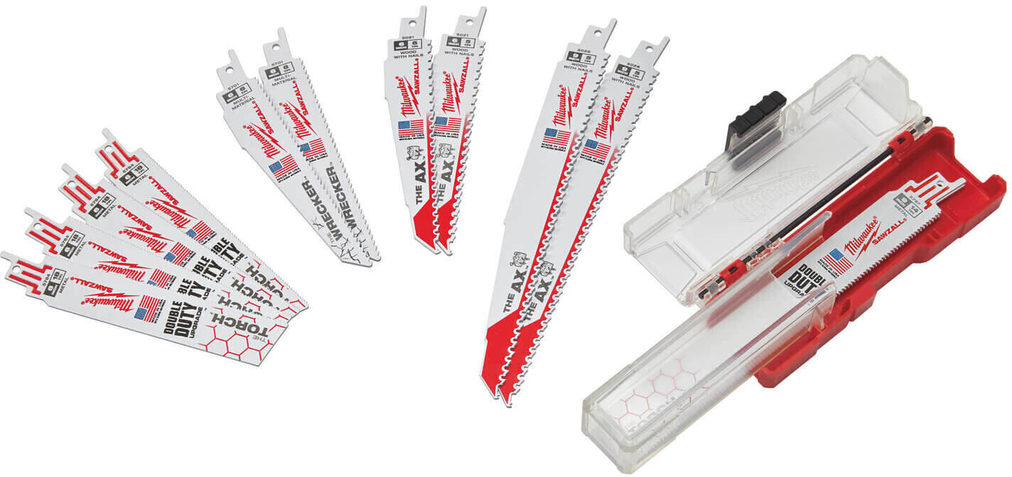 Milwaukee Sawzall 12 Pcs