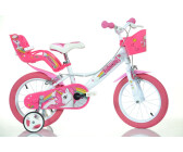 Bici Bicicletta da bambina 3-5 anni taglia 14 nero-rosa 76463 