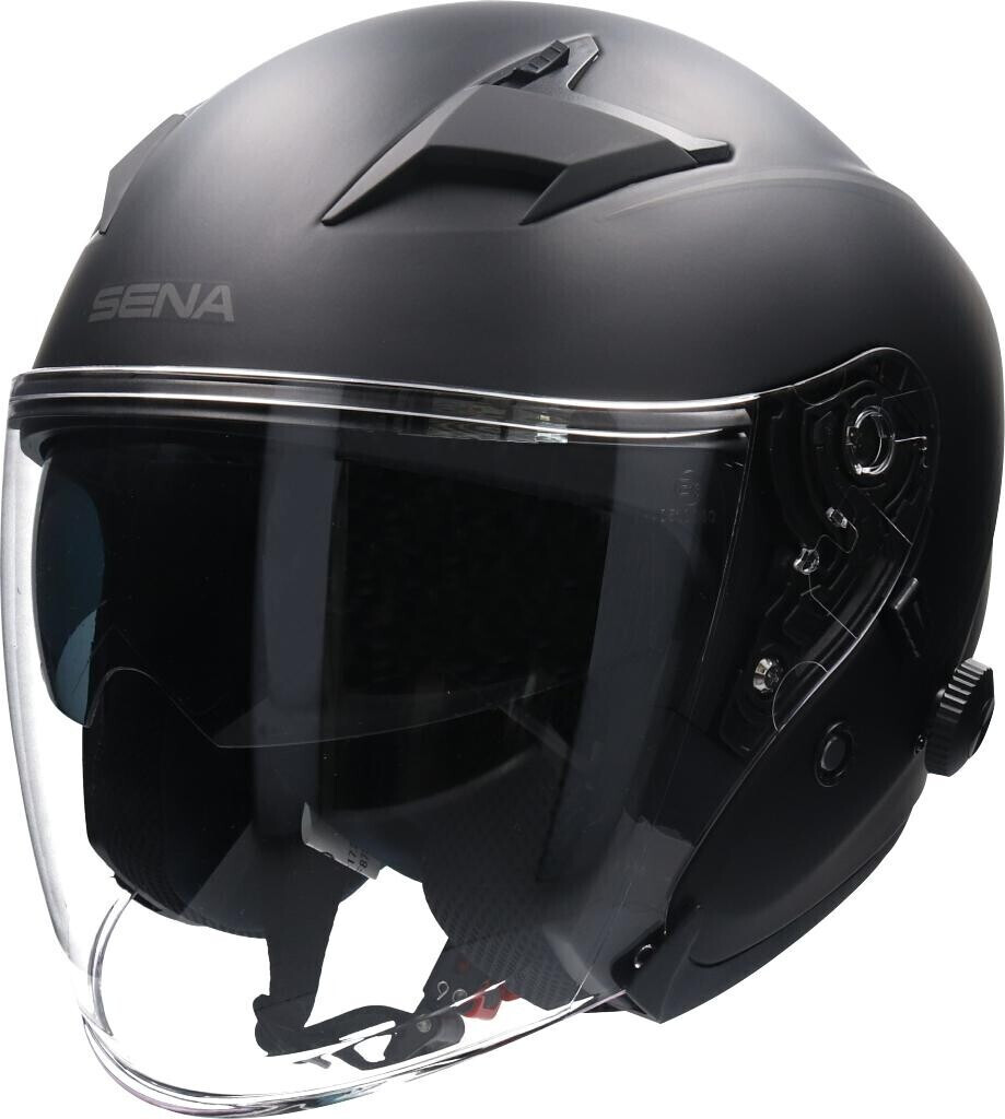 Photos - Motorcycle Helmet Sena Outstar Black 