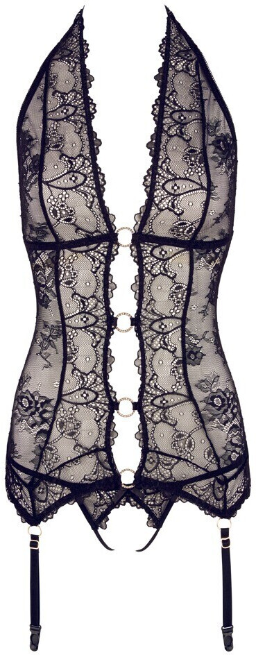 Abierta Fina Suspender Shirt made of Lace