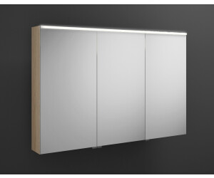 Version Spiegelschrank cashmere ab bei rechts 627,83 (SPGS120RF3180) | mit Eqio 120x80x17cm dekor € Burgbad Preisvergleich eiche LED-Beleuchtung