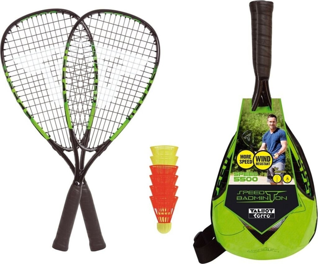 Fluturasi De Badminton, Talbot-Torro Tech 450, Premium Nylon, 6 Buc Alb 469282 2000010981 Slow