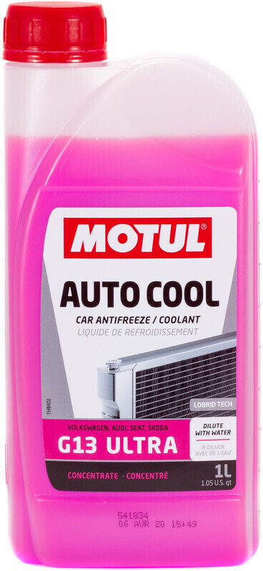 MOTUL Auto Cool G13 -37 -35 Flüssigkeit Kühlmittel VW Spritzfertig Viola 2  Liter