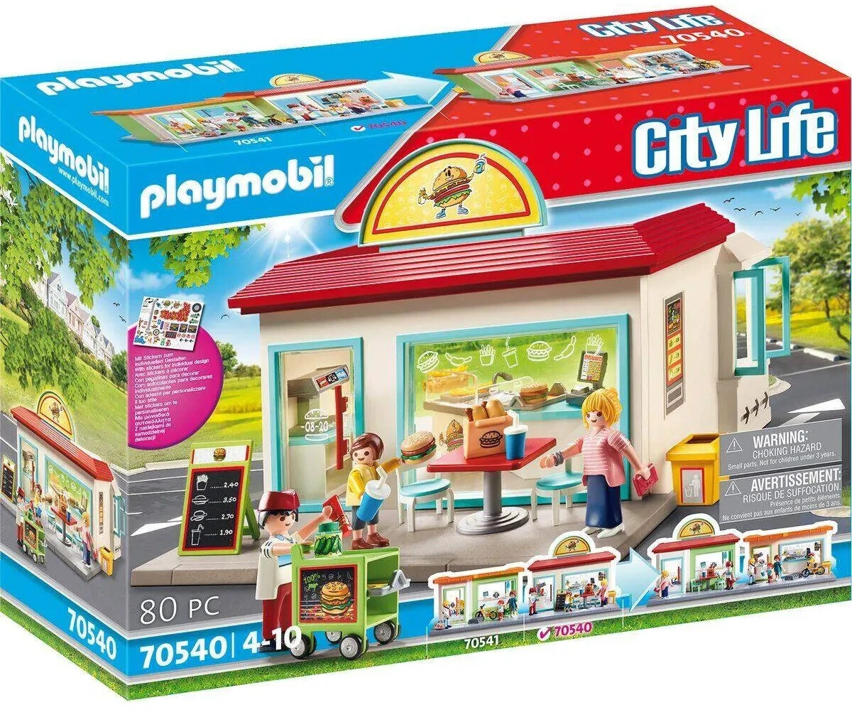 Playmobil Mon magasin de hamburgers (70540)