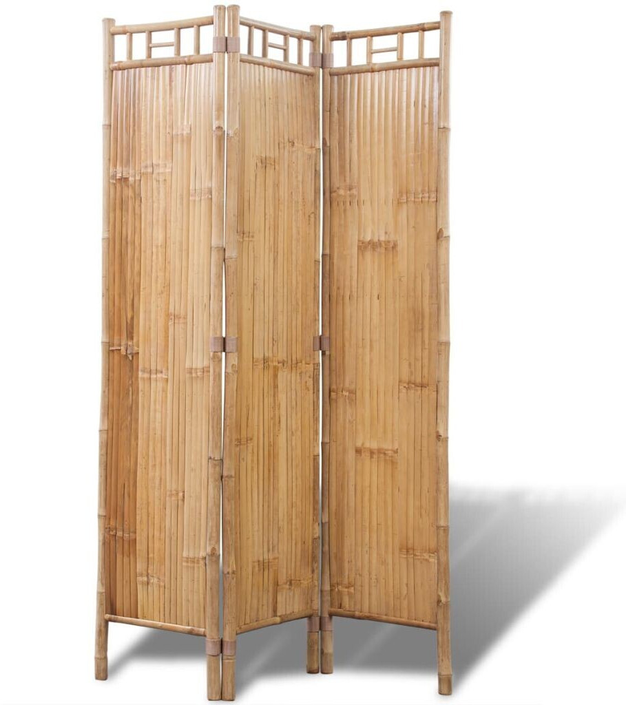 vidaXL Bamboo Paravent 3-part.