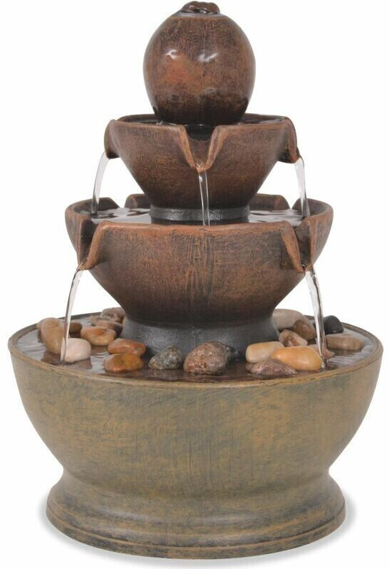 VidaXL Indoor fountain with polyresin pump