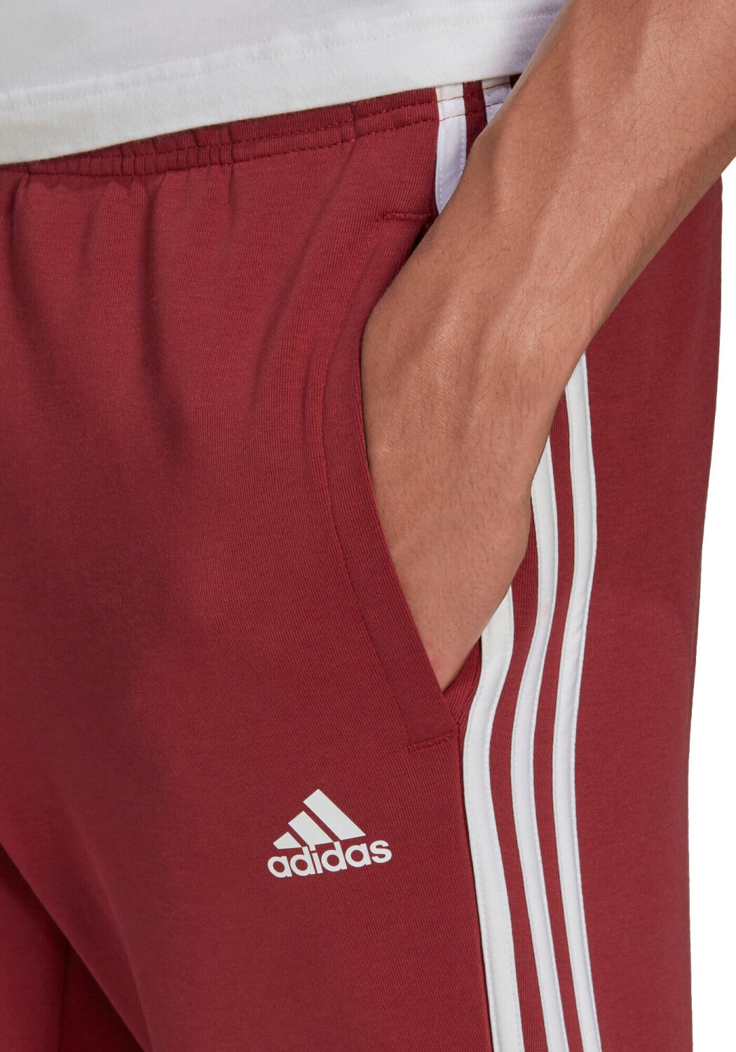 Adidas red stripes pants clearance