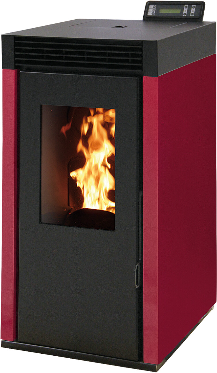 Interstoves Marina 6 kW étanche avec kit conduit sortie ventouse, bordeaux