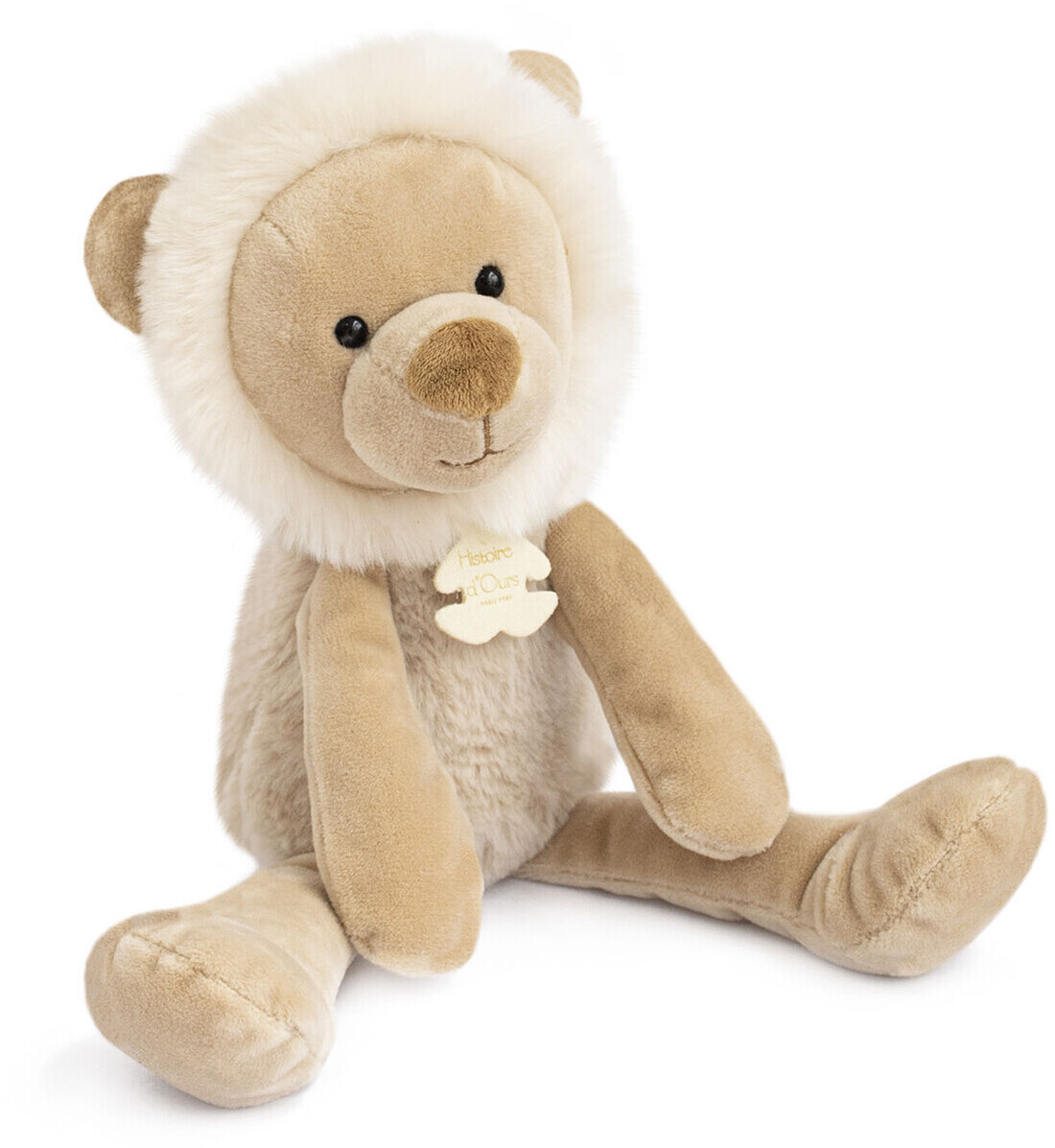Histoire d'Ours Lion Sweety Chou beige 30 cm