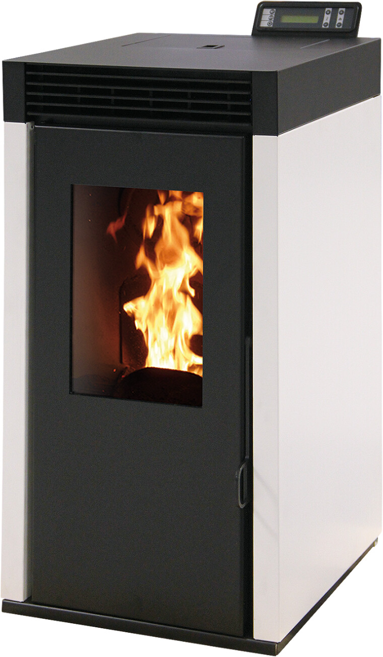 Interstoves Marina 8 kW étanche avec kit conduit sortie ventouse, blanc